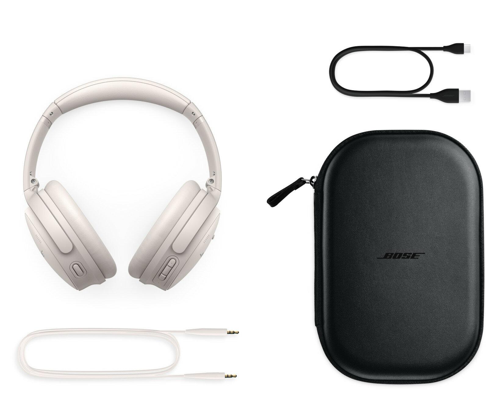 Słuchawki bezprzewodowe BOSE QuietComfort 45 Biały Smoke
