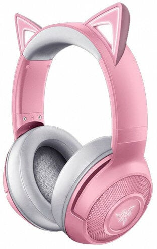 Słuchawki bezprzewodowe dla graczy RAZER Kraken BT - Kitty Edition - Quartz RZ04-03520100-R3M1