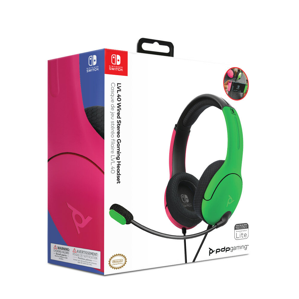 Zestaw słuchawkowy PDP LVL40 Wired Stereo Gaming Headset do Nintendo Switch