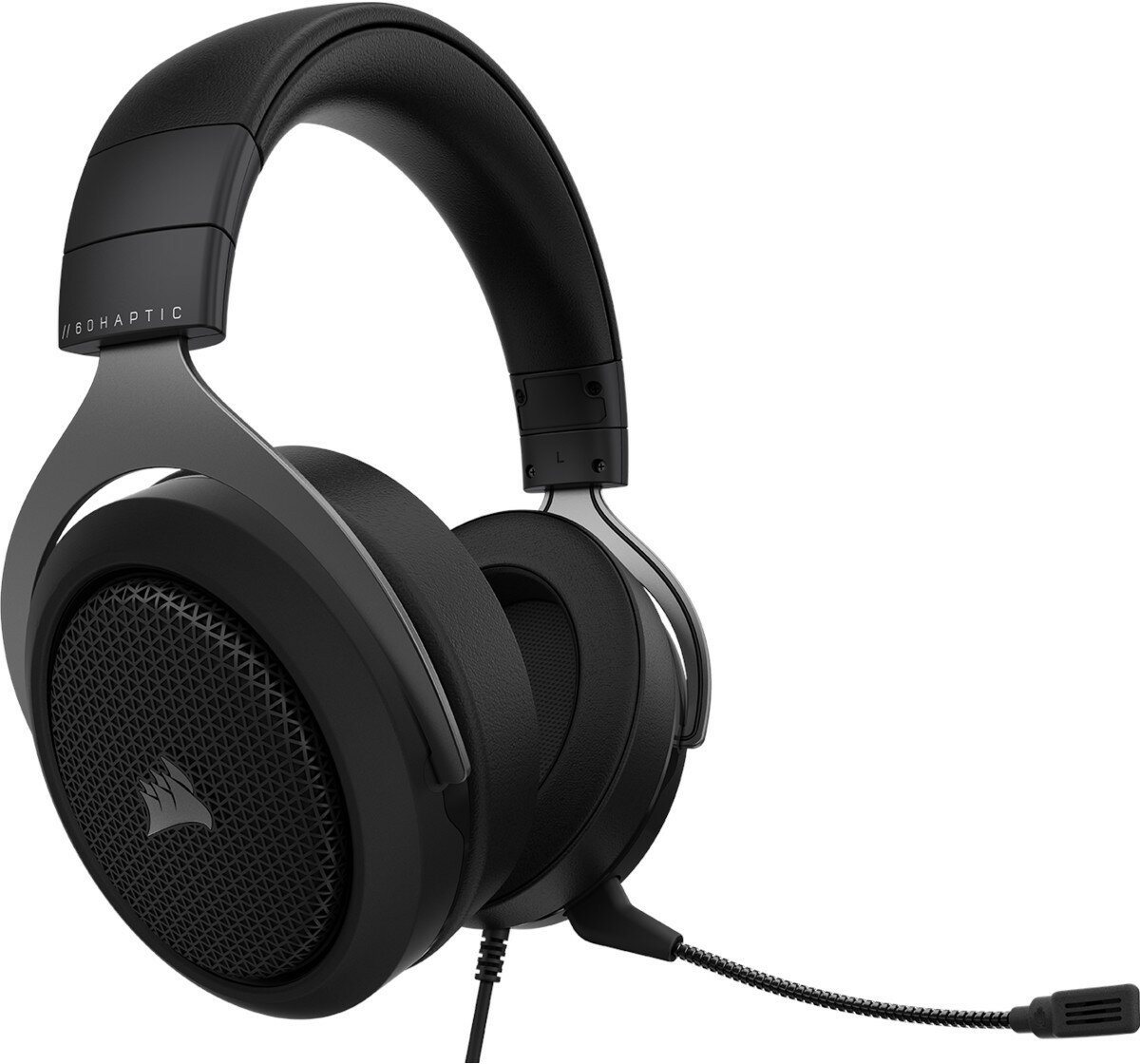 Słuchawki przewodowe CORSAIR HS60 HAPTIC Karbonowy CA-9011228-NA