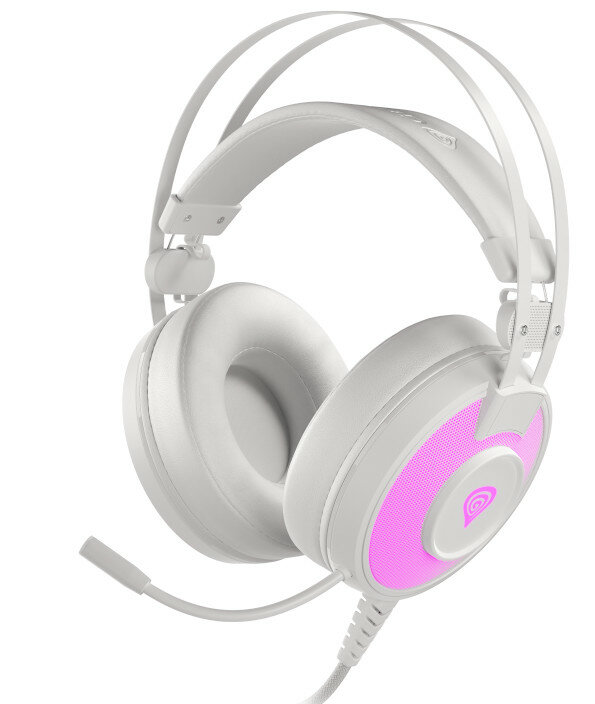 Słuchawki przewodowe GENESIS Neon 600 Biały