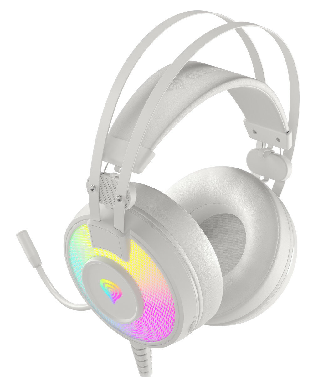 Słuchawki przewodowe GENESIS Neon 600 Biały