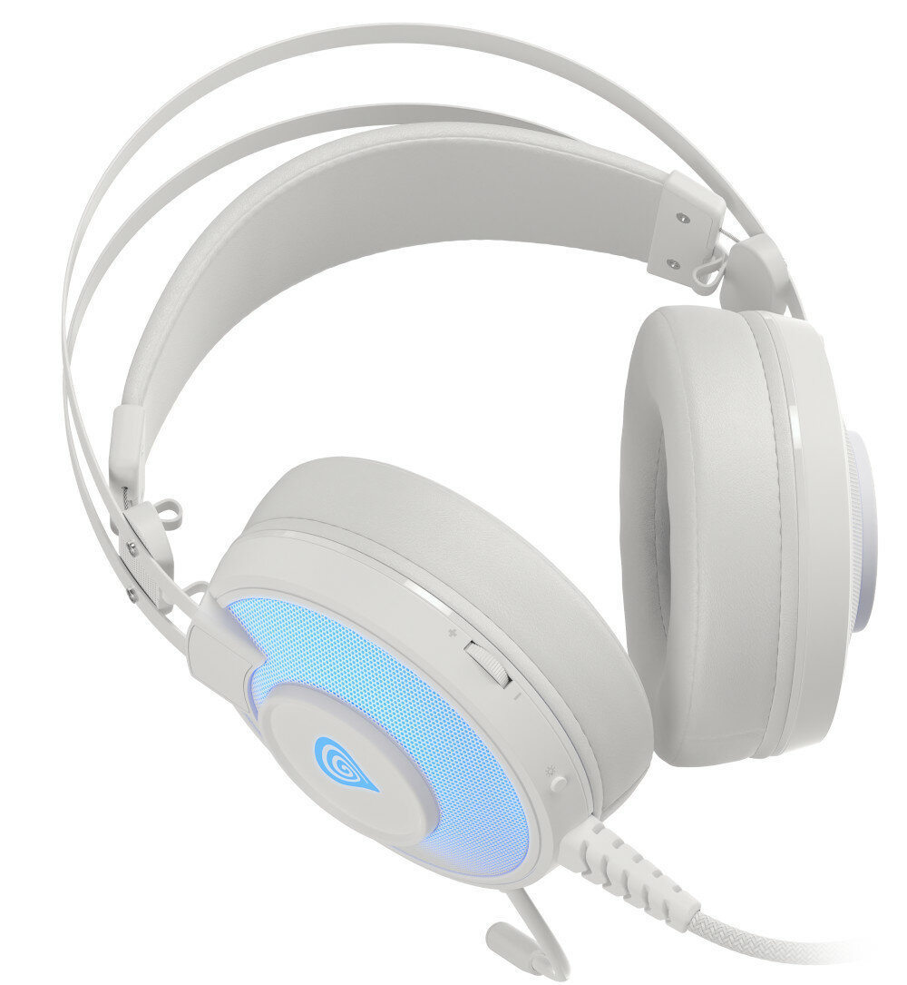 Słuchawki przewodowe GENESIS Neon 600 Biały