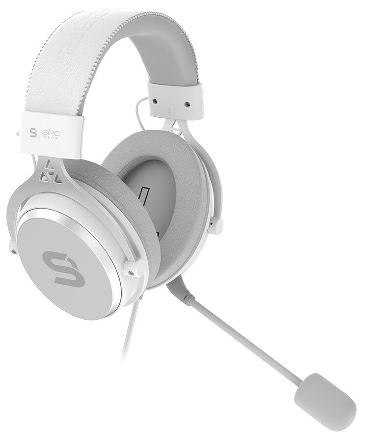 Słuchawki przewodowe SPC GEAR Viro Plus USB Onyx Biały