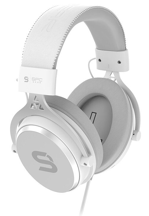 Słuchawki przewodowe SPC GEAR Viro Plus USB Onyx Biały