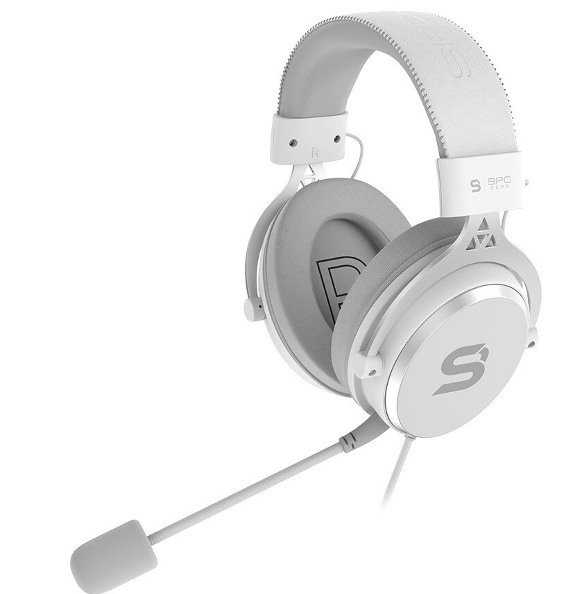 Słuchawki przewodowe SPC GEAR Viro Plus USB Onyx Biały