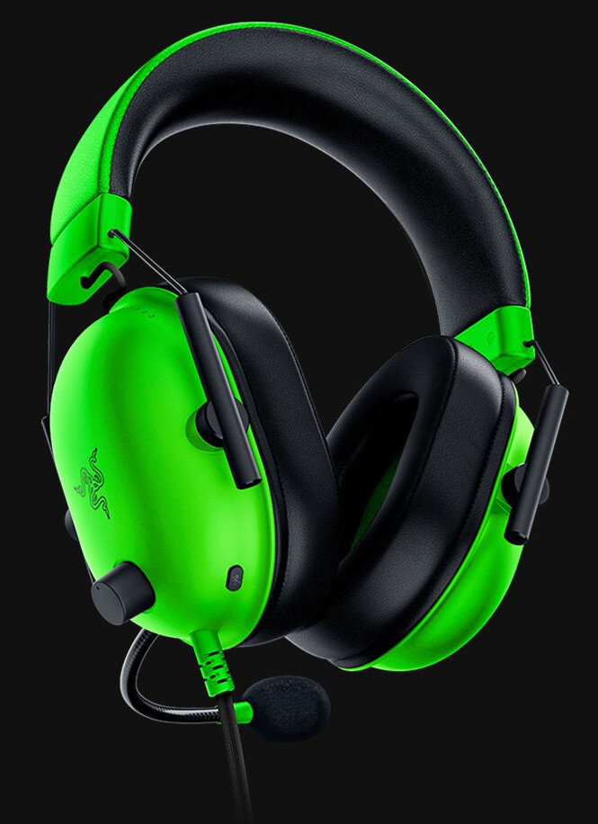 Słuchawki RAZER BlackShark V2 X Zielony RZ04-03240600-R3M1