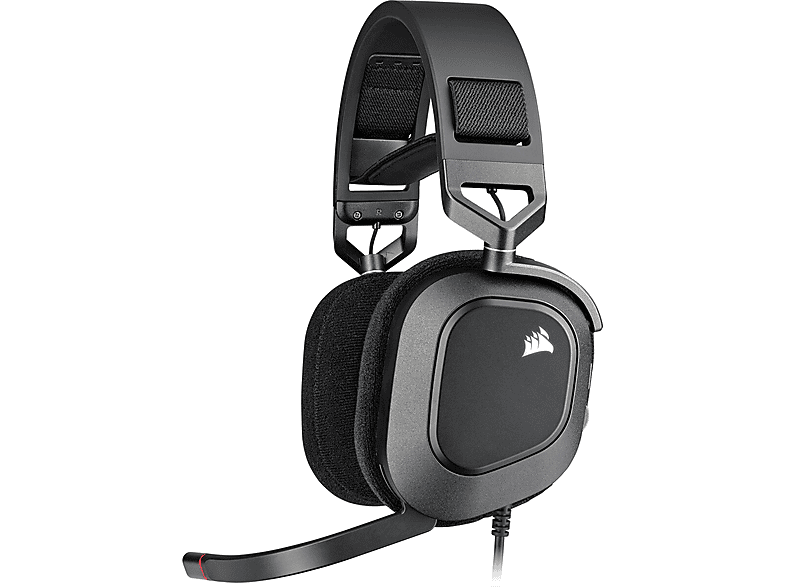 Słuchawki przewodowe CORSAIR HS80 RGB USB Carbon CA-9011237-EU
