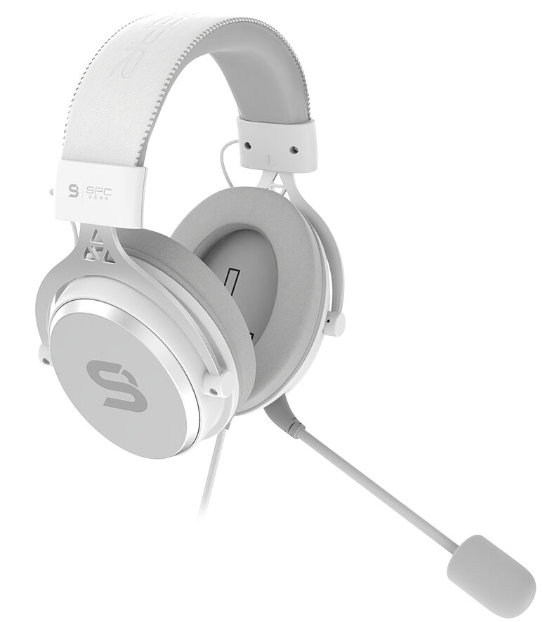 Słuchawki przewodowe SPC GEAR Viro Onyx Biały SPG107