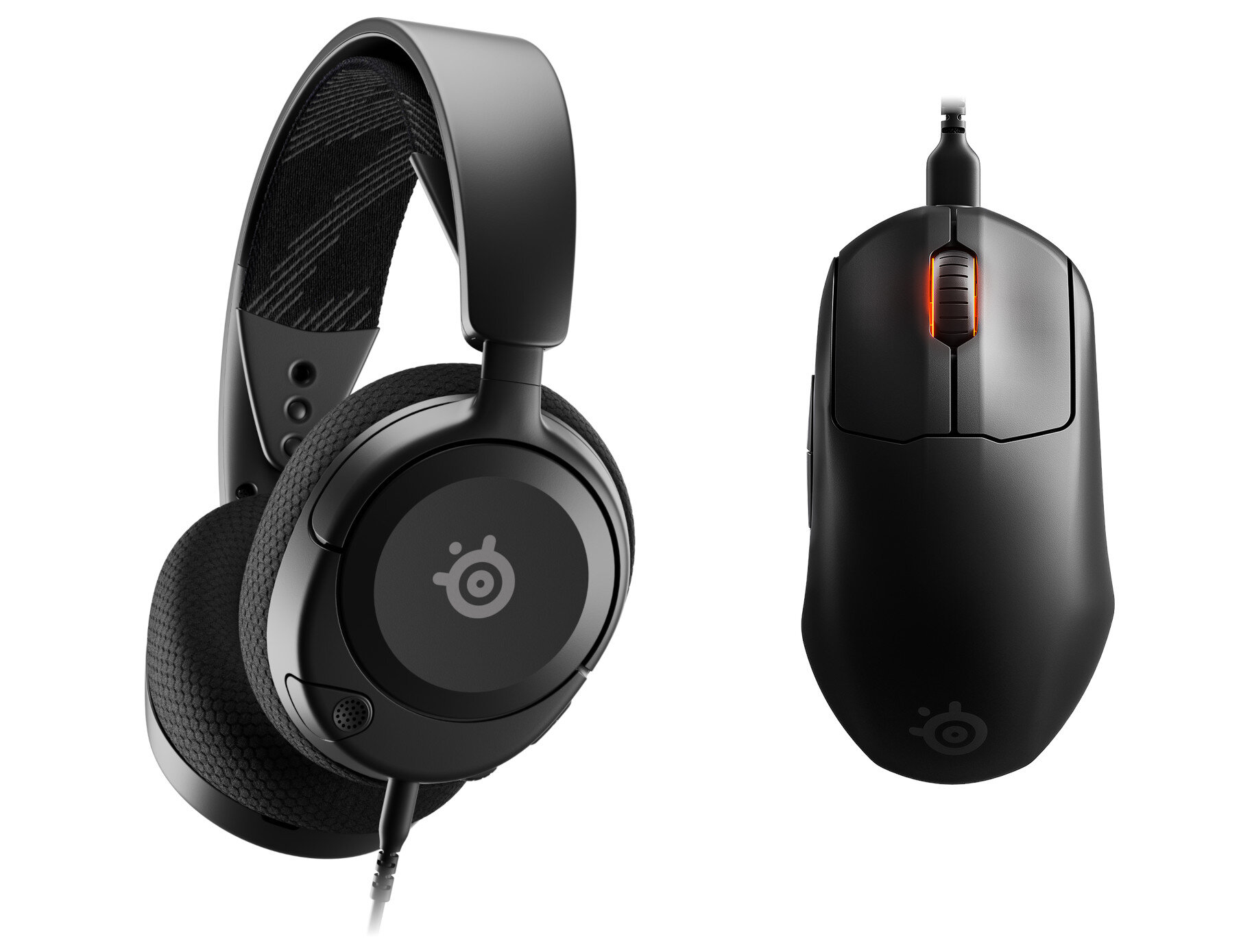 Słuchawki STEELSERIES Arctis Nova 1 Czarny + mysz Prime Mini