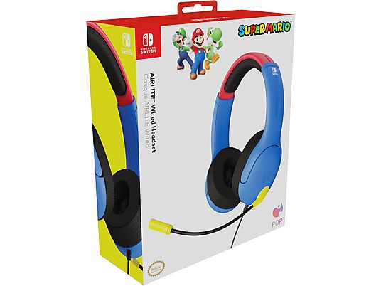 Słuchawki przewodowe PDP Airlite Mario do Nintendo Switch