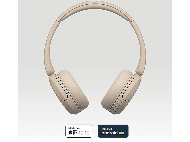 Sony WH-CH520 Nauszne Bluetooth 5.2 Kremowy – zdjęcie 3