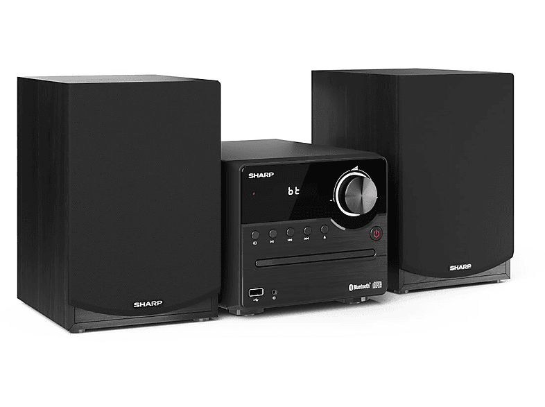 Wieża SHARP XL-B512 BK Czarny – zdjęcie 2