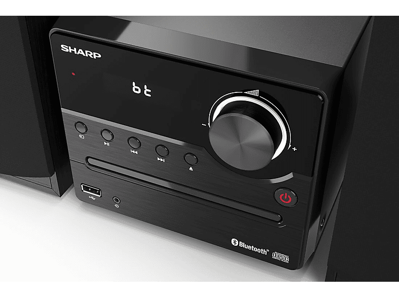 Wieża SHARP XL-B512 BK Czarny – zdjęcie 3