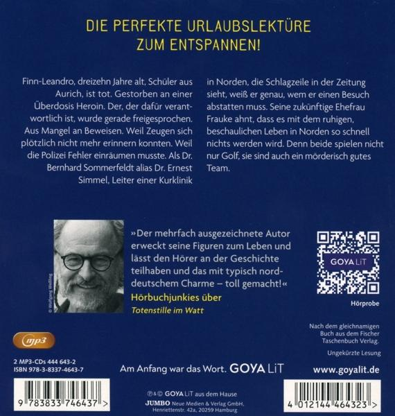 Buchcover mit Text und einem Foto eines Mannes.