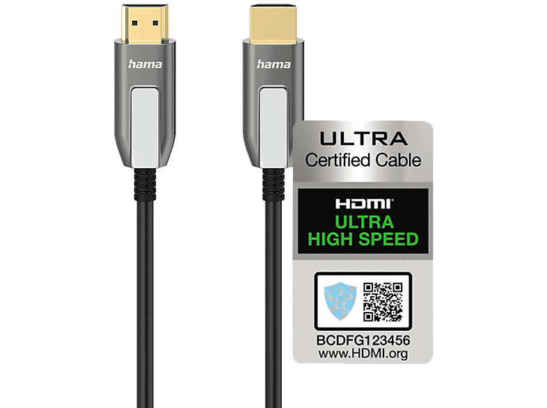 HAMA FIC Ultra High Speed HDMI kábel, UHD 8K, 48 Gbit/s, 10 méter (205265)