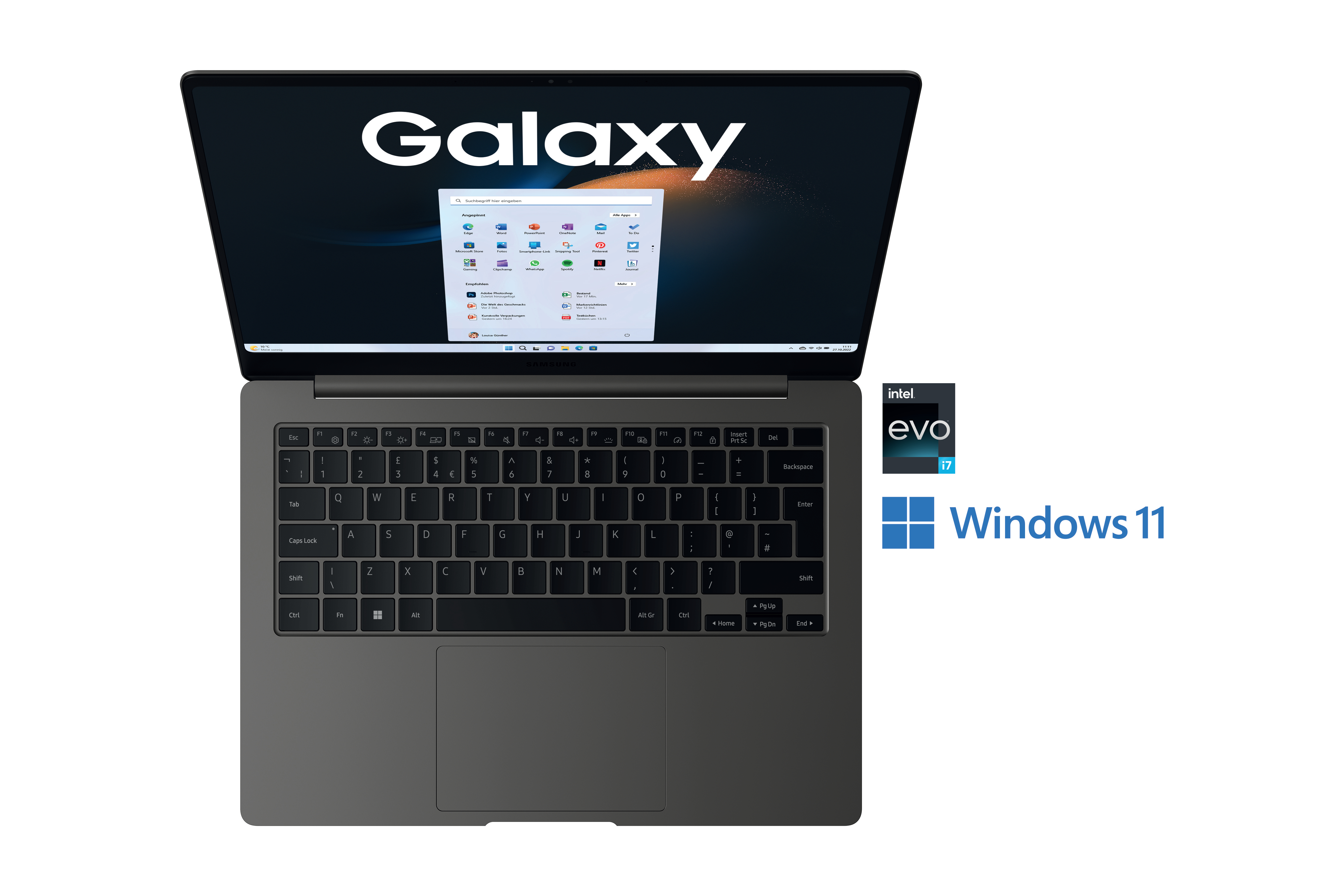 SAMSUNG Galaxy Book3 Pro - 14 Zoll - Intel® Core™ i7 i7-1360P (Evo) - 16 GB - 512 GB - Intel® Iris® Xᵉ - Windows 11 Home
