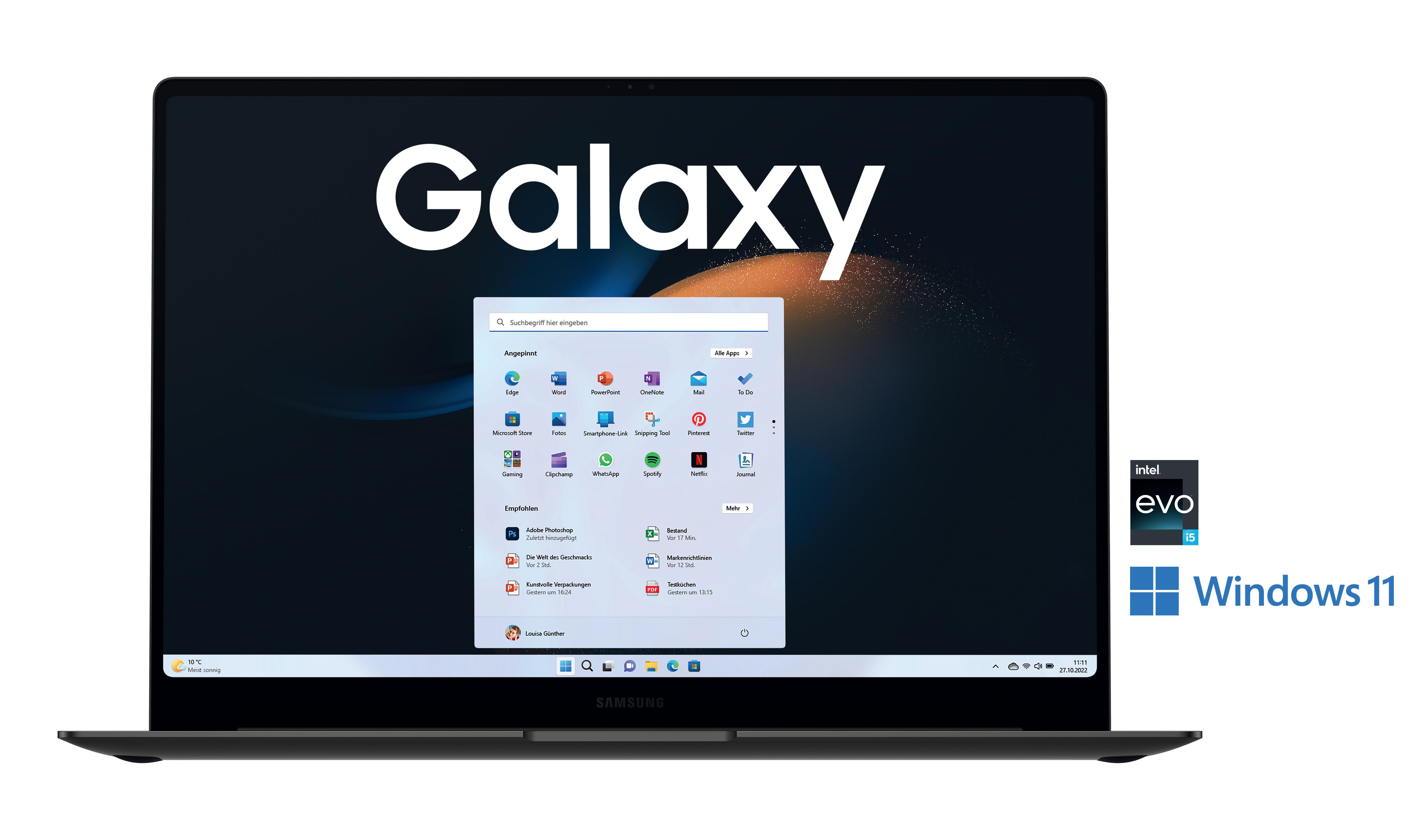 SAMSUNG Galaxy Book3 Pro - 16 Zoll - Intel® Core™ i5 i5-1340P (Evo) - 8 GB - 256 GB - Intel® Iris® Xᵉ - Windows 11 Home