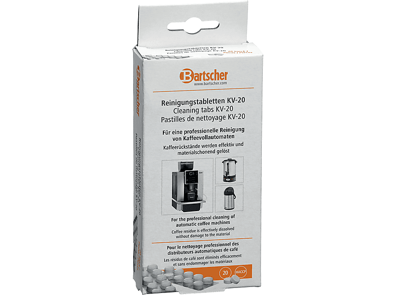 Thumbnail - BARTSCHER 173283 KV-20 Reinigungstabletten