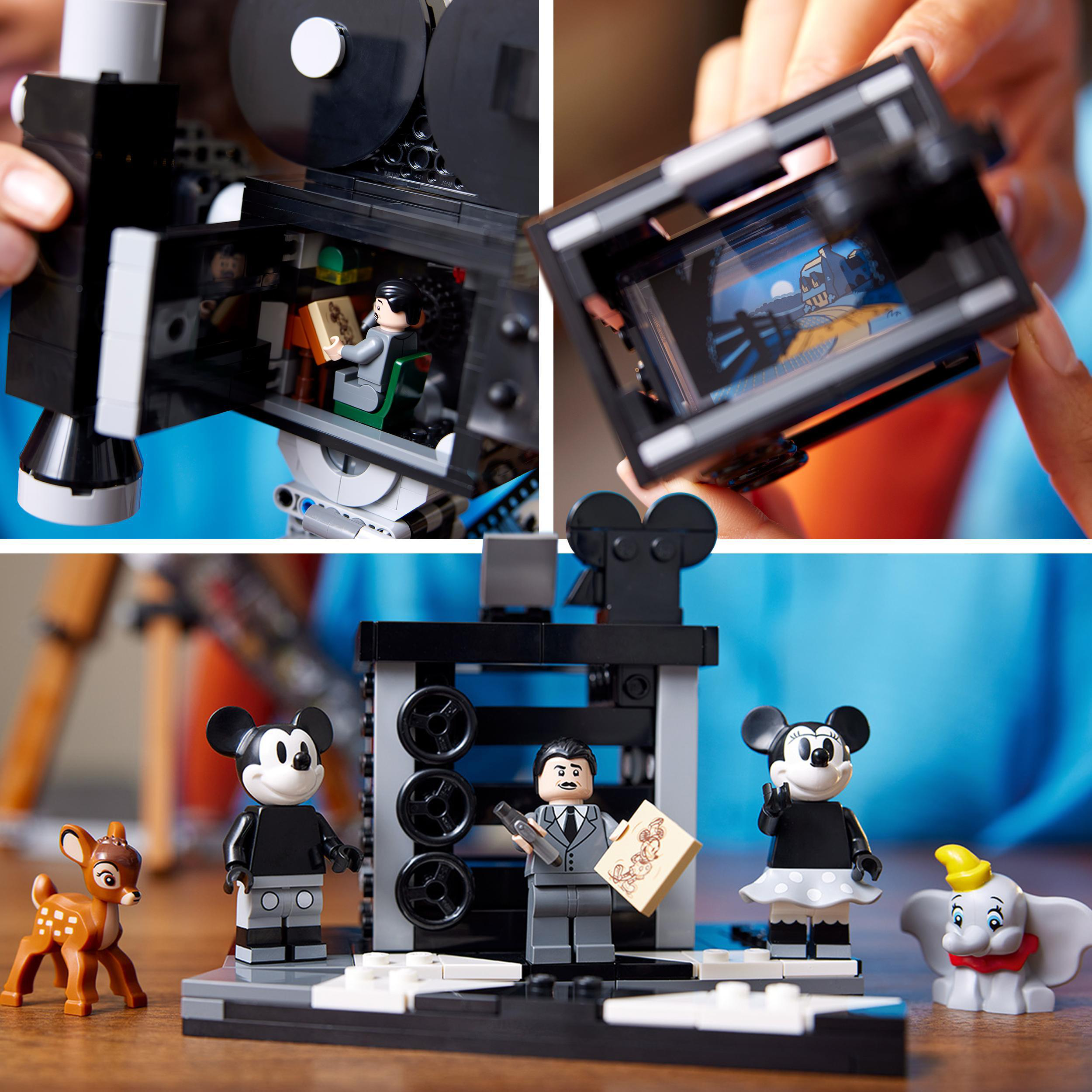 LEGO Disney Hommage Walt 43230 Bausatz, Disney Kamera an – Mehrfarbig