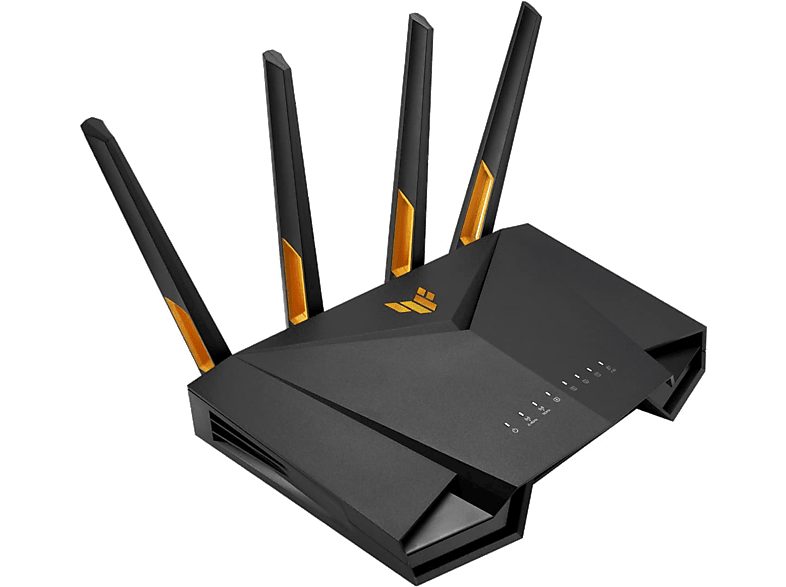 Router gaming - ASUS TUF-AX4200, Gaming, Extensible de dos bandas, 2.5 Gbit/s, 4 antenas externas, Negro