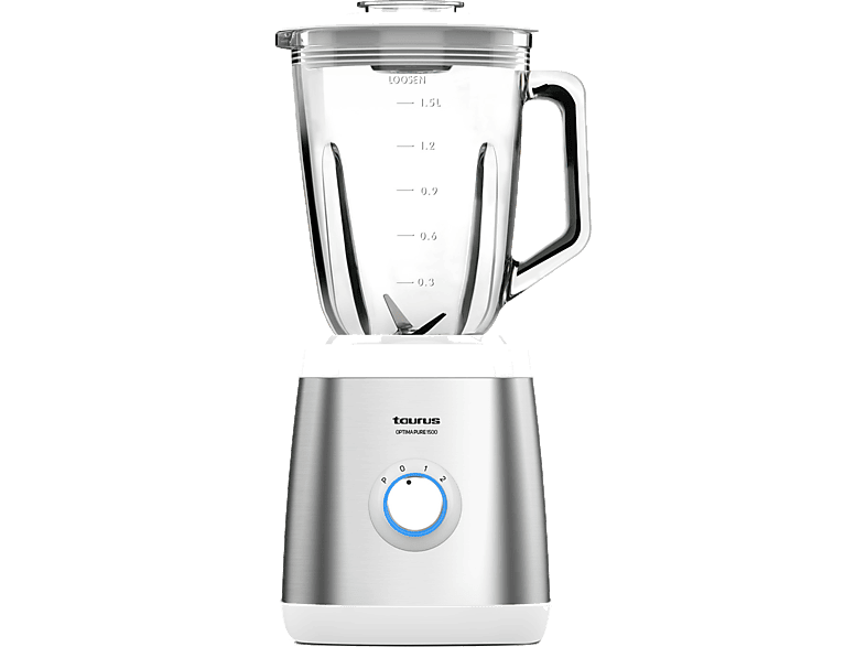 Taurus Turmix Ragnarok Batidora de vaso, jarra cristal 1.8L, 1800W