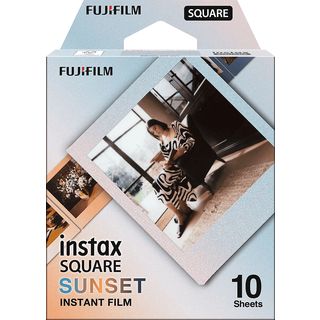 Película fotográfica - Fujifilm Square Sunset, 10 unidades, 86x72 mm, Cámaras e impresoras Instax Square