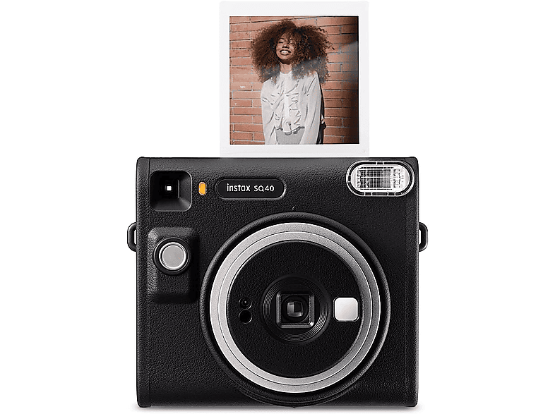 Cámara instantánea - Fujifilm Instax SQ40, Flash integrado, Exposición automática, Lente y espejo selfie, Negro – imagen 3