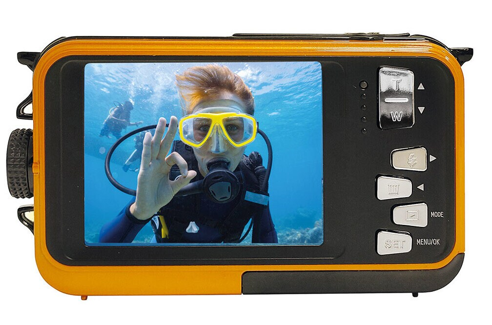 Aparat AQUAPIX W3027 Wave Pomarańczowy