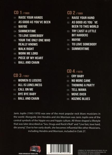 Janis Joplin - Live in Concert  / Broadcasts 1967-1969  - (CD)