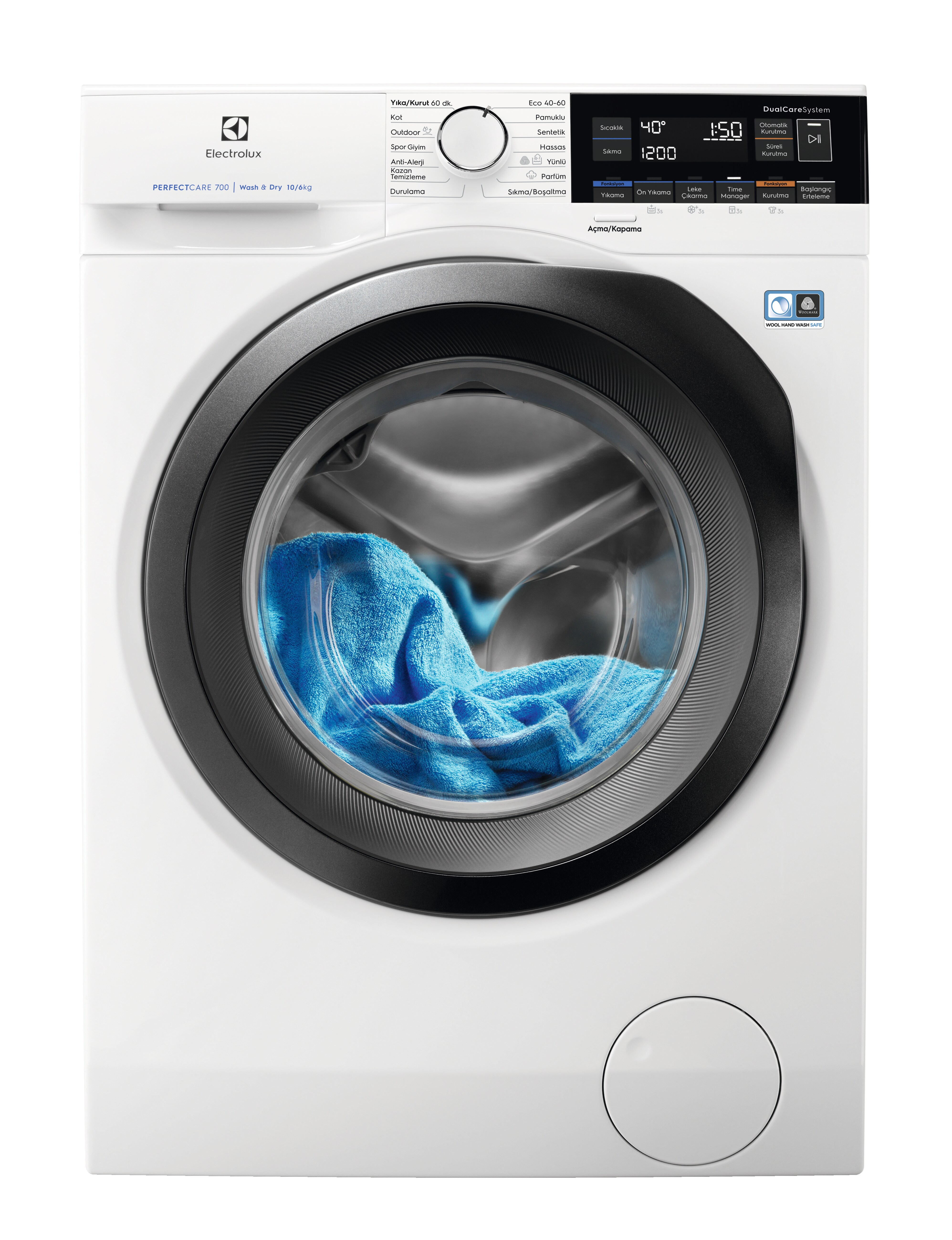 EW7WP361ST 6Kg 1600 Devir Kurutmalı Çamaşır Makinesi Beyaz