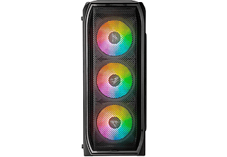 ZALMAN N5 MF (SE) 4 Adet RGB Fanlı MegaMax 600W 80 Siyah Mesh Metal Panel Gaming Bilgisayar Kasası_1