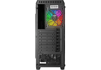 ZALMAN N5 MF (SE) 4 Adet RGB Fanlı MegaMax 600W 80 Siyah Mesh Metal Panel Gaming Bilgisayar Kasası_5