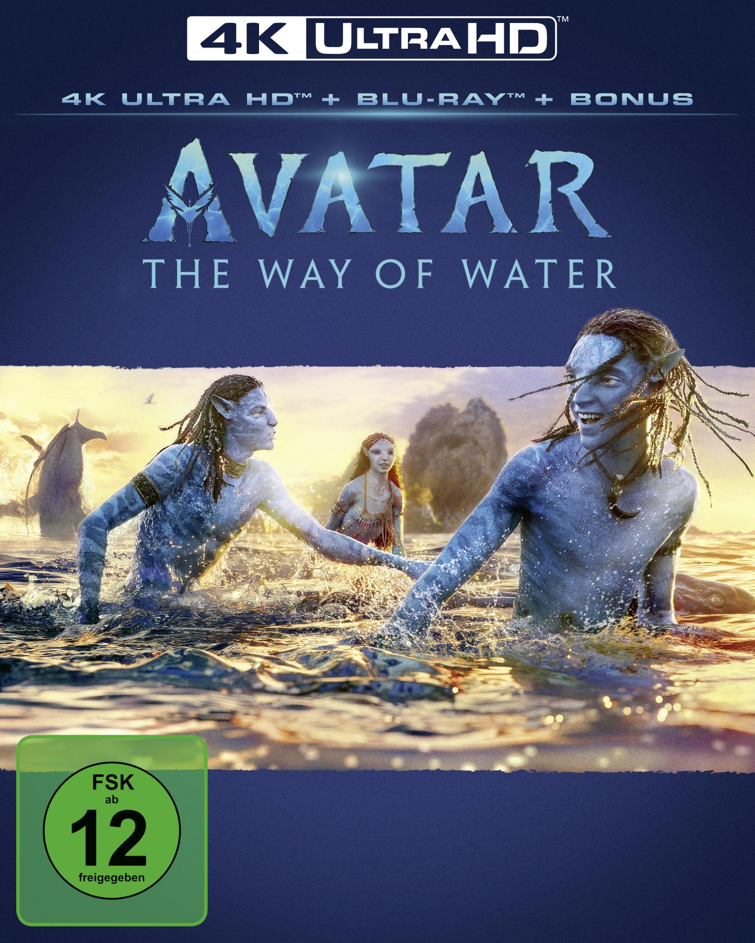 Avatar: The Way of Water Blu-ray + Ultra Blu-ray 4K HD