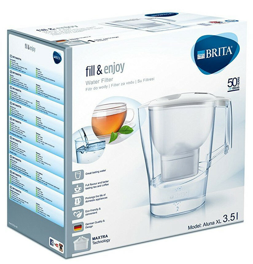 Dzbanek filtrujący BRITA ALUNA XL MAXTRA Plus Biały