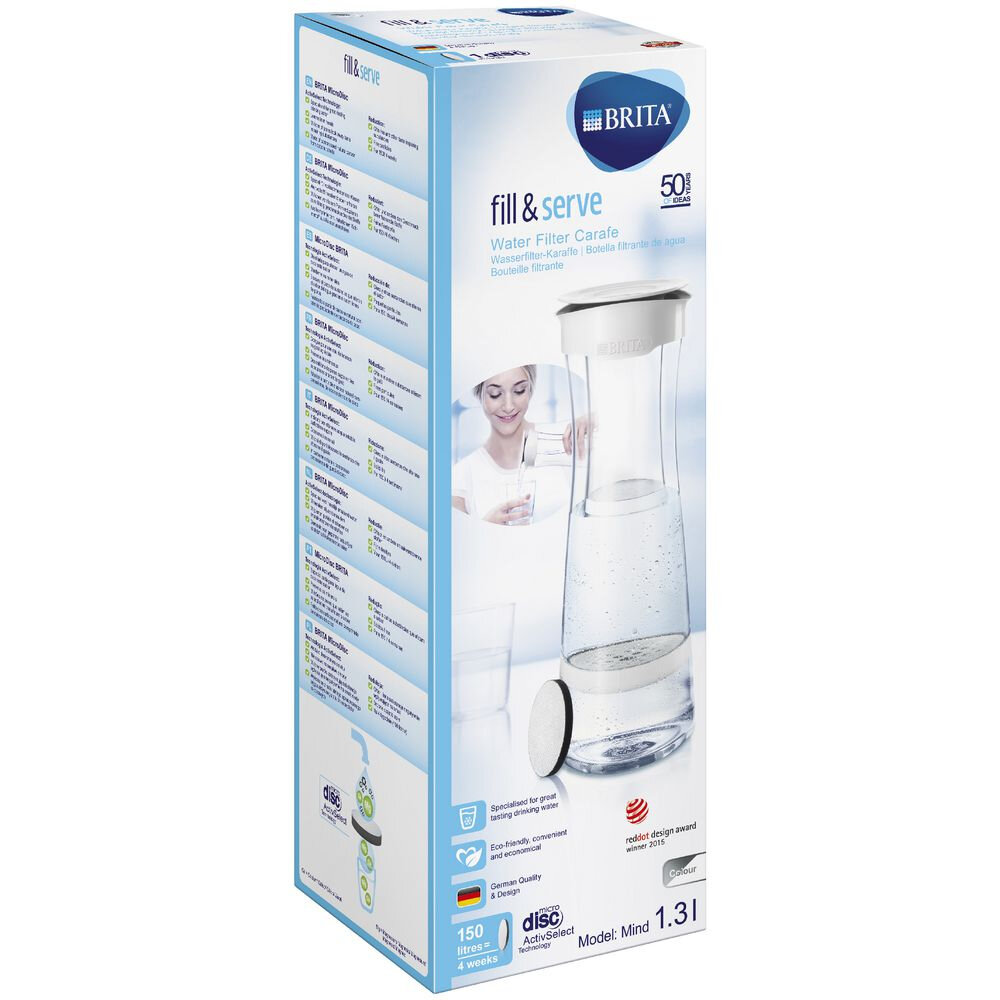 Karafka z filtrem BRITA Biało-grafitowa