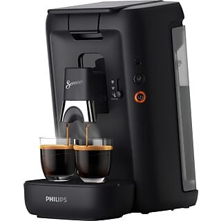 PHILIPS SENSEO® CSA260/60 Maestro mit Kaffeestärkewahl und Memo-Funktion, 1.2L Wassertank, Padmaschine, Tiefschwarz