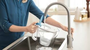 Dzbanek filtrujący BRITA STYLE XL Grafit + wkład Maxtra Plus Pure Performance oraz butelka z filtrem BRITA Limonka