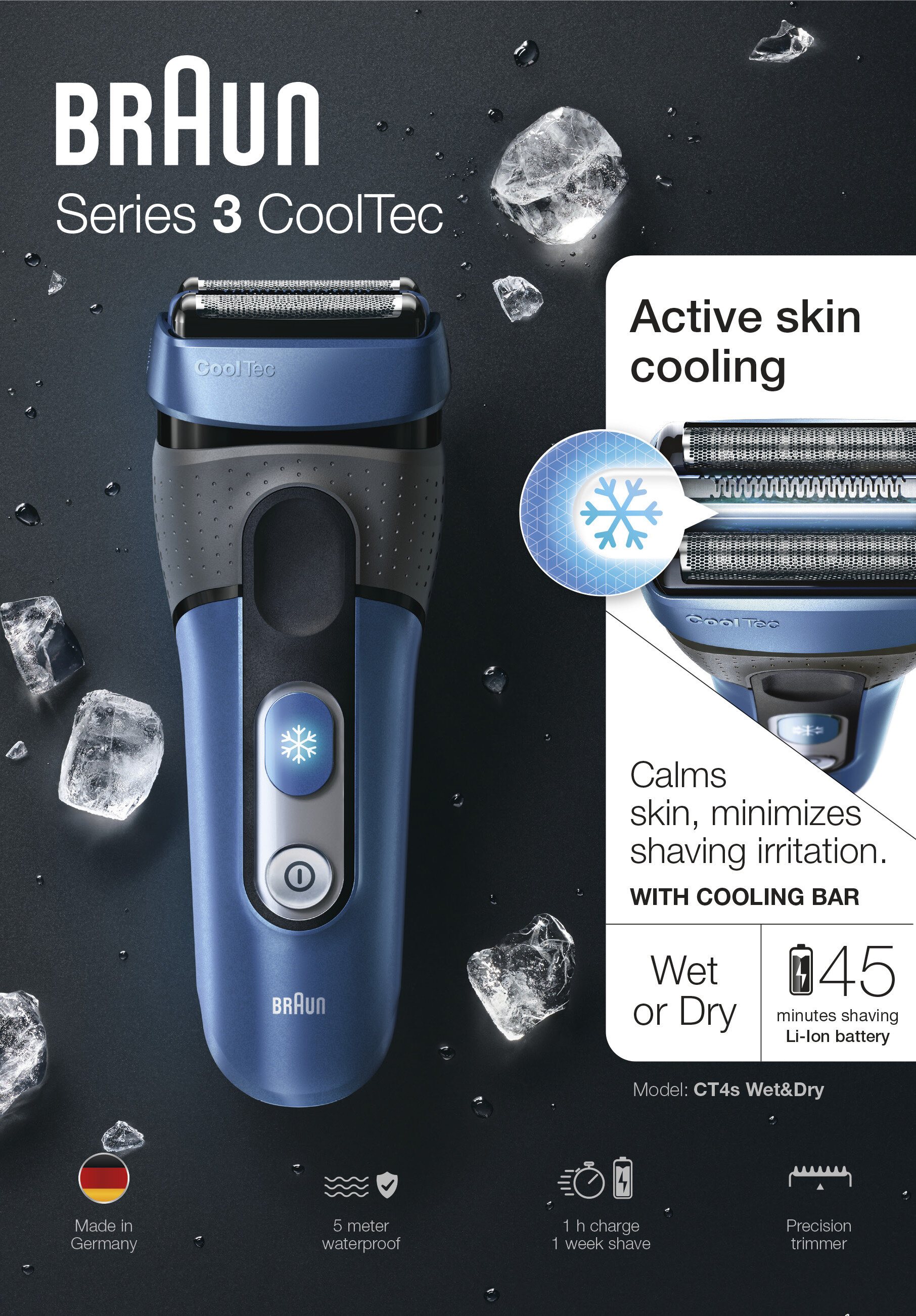 Golarka BRAUN CoolTec CT4s