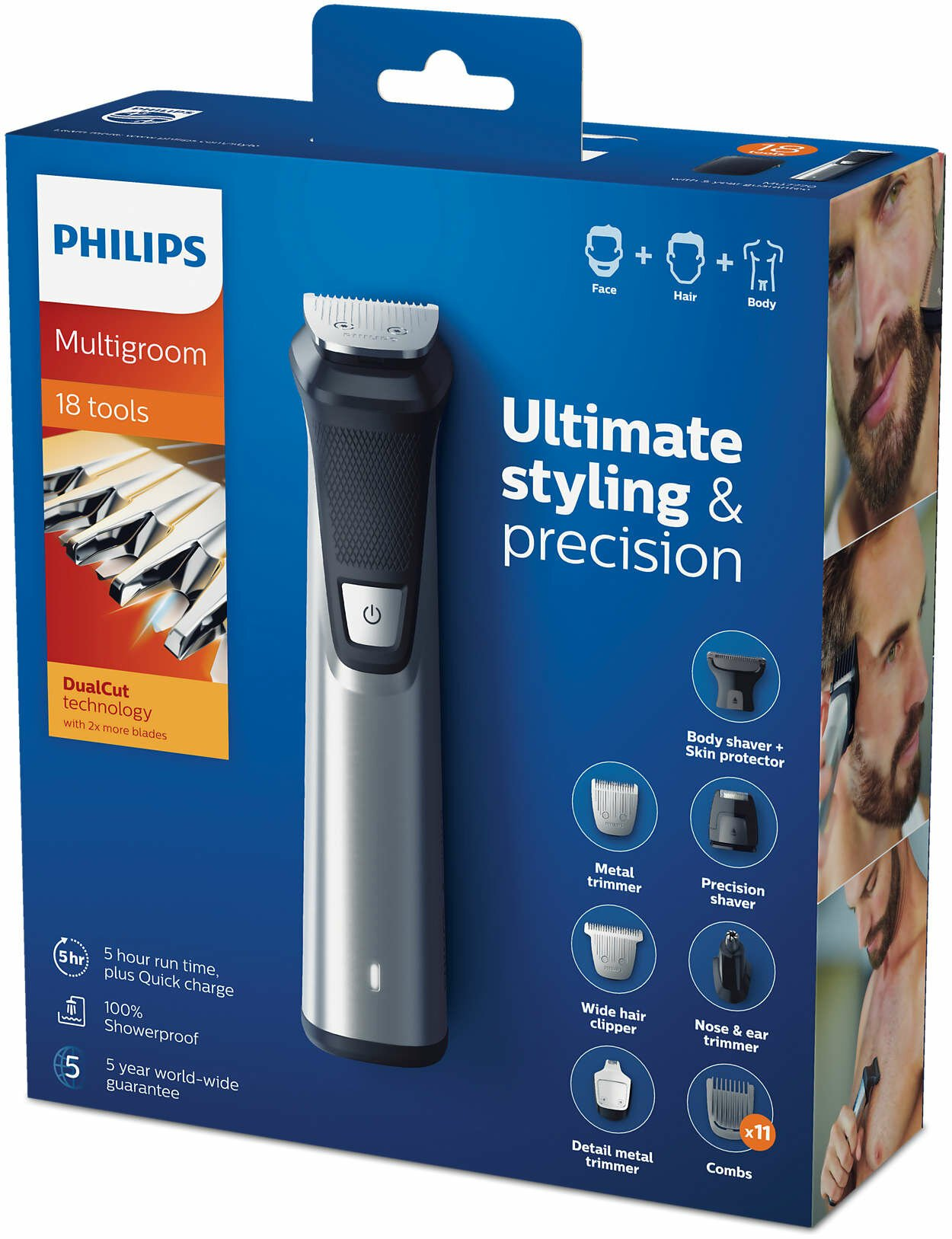 Trymer PHILIPS Multigroom Series 7000 MG7770/15 20w1