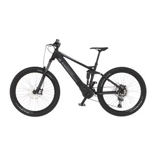 FISCHER Montis 6.0I Mountainbike (Laufradgröße: 27,5 Zoll, Rahmenhöhe: 44 cm, Unisex-Rad, 504 Wh, Schwarz)