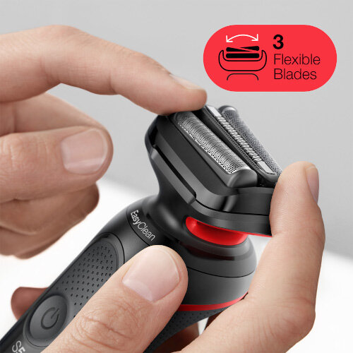 Golarka męska BRAUN Series 5 - 50-R1000s Czerwony