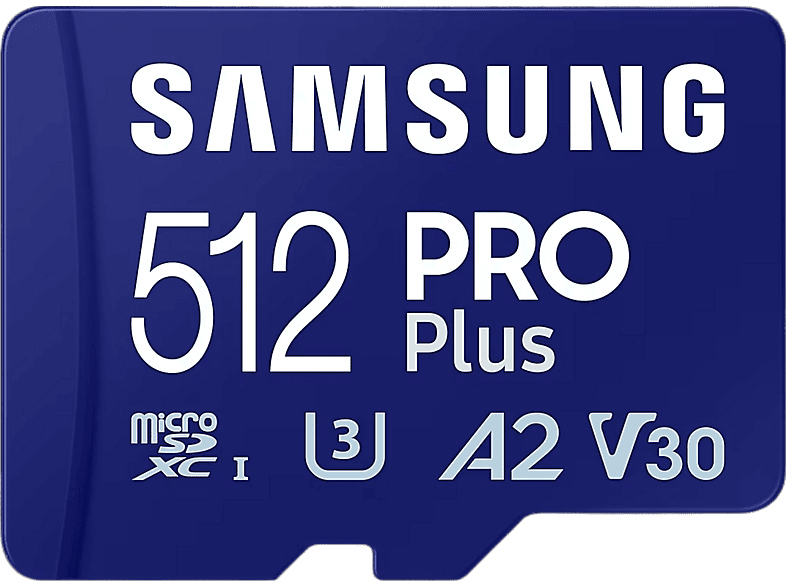 SAMSUNG Geheugenkaart PRO Plus MicroSDXC 512 GB UHS I MB MD512SA EU