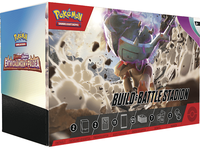 THE POKEMON COMPANY INT. 45591 Pokémon KP02 Build & Battle Stadium Sammelkarten