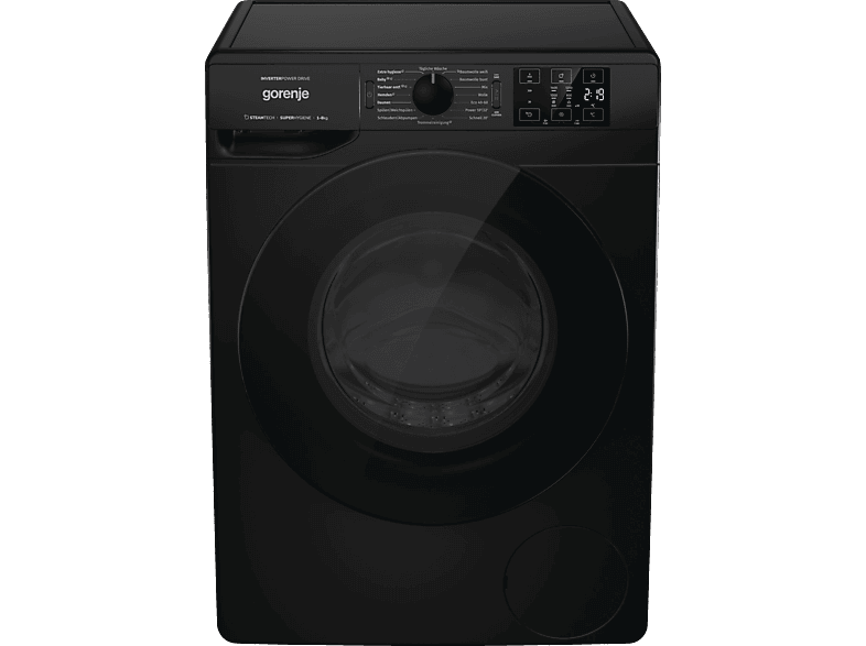 Waschmaschine GORENJE WNFHEI84ADPSB Waschmaschine (8 kg, U/Min., | MediaMarkt 1400 A)