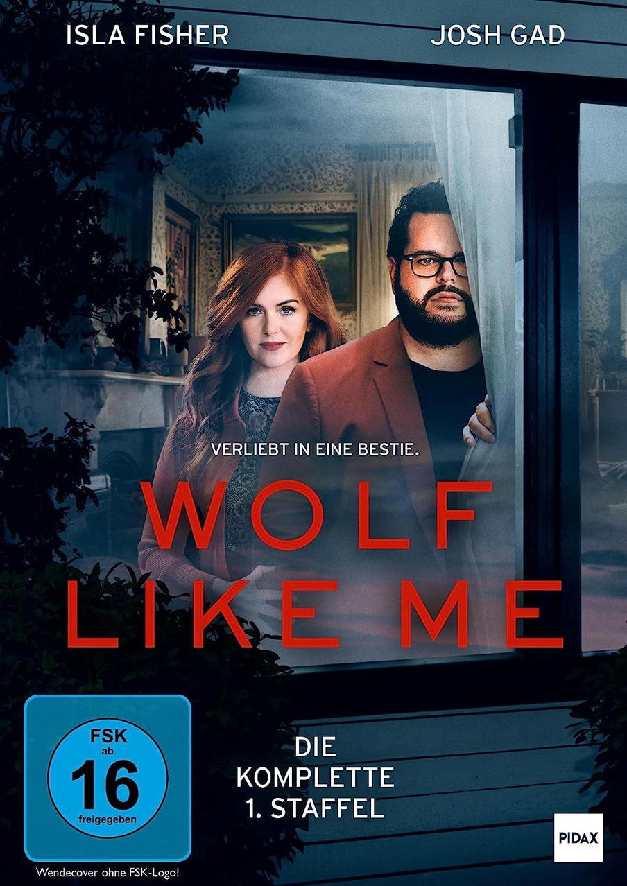 Wolf Like Me DVD-Cover mit zwei Personen in einem Haus.