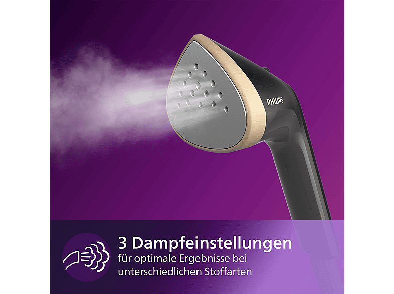 Philips STE3170/80 Stand-Dampfglätter mit kippbarem StyleBoard (2000 Watt Wassertank, Schwarz) — Foto 3 von 5