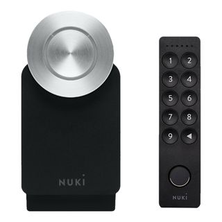NUKI Cylindre Home Set Pro UE - Kit de serrure intelligente pour porte (Noir)