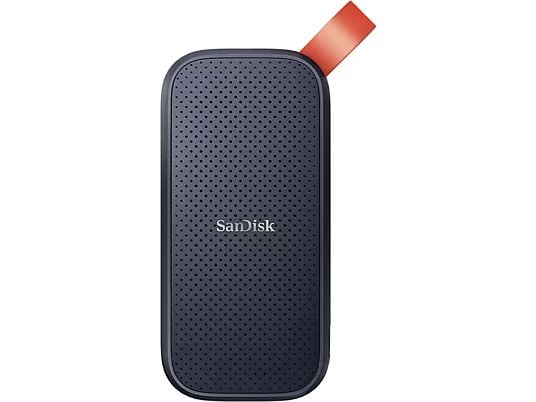 SANDISK Portable - Festplatte (SSD, 1 TB, Grau/Orange)