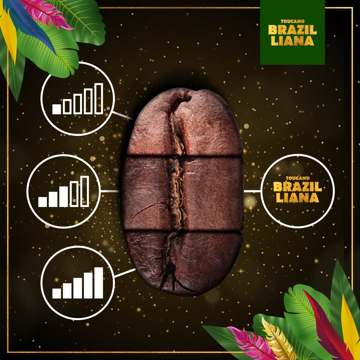 Kawa ziarnista BLUE ORCA 218666 Brazilliana Toucano 1 kg